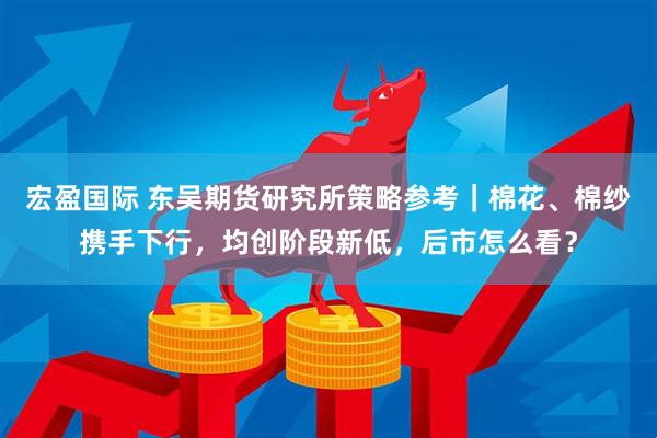 宏盈国际 东吴期货研究所策略参考｜棉花、棉纱携手下行，均创阶段新低，后市怎么看？