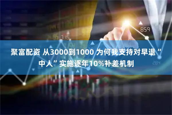 聚富配资 从3000到1000 为何我支持对早退“中人”实施逐年10%补差机制