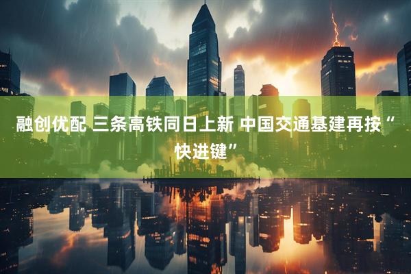 融创优配 三条高铁同日上新 中国交通基建再按“快进键”
